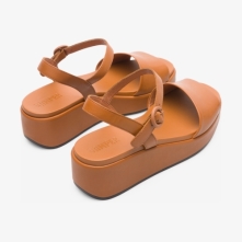 Camper Brown Sandals Womens - Misia Online Ireland | JFZXO5094